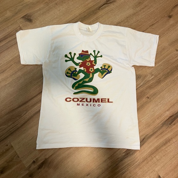 Y2K vacation t-shirt Cozumel Mexico - Picture 1 of 4